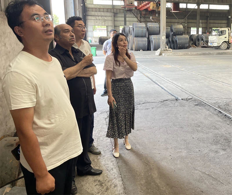 Pakistani Customers Visit Yuxin Steel