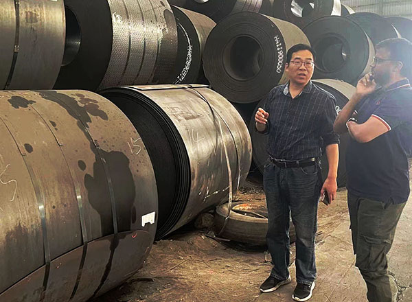 Pakistani Customer visit Yuxin Steel