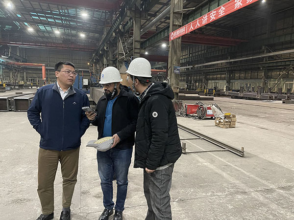 Pakistani Clients Visit Yuxin Steel