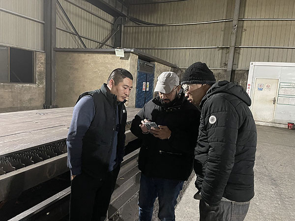 Pakistani Clients Visit Yuxin Steel