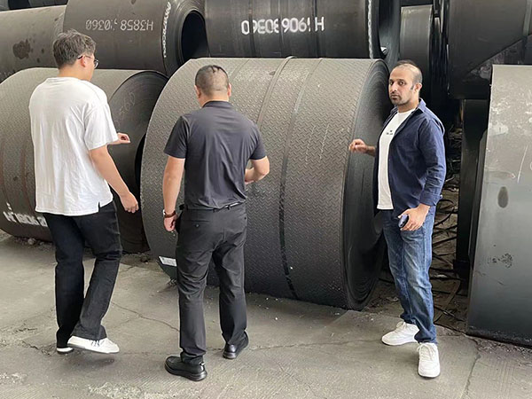 Pakistani Customer visit Yuxin Steel