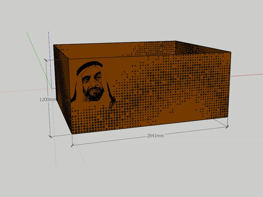 Q345NQR2 Weathering Steel Project