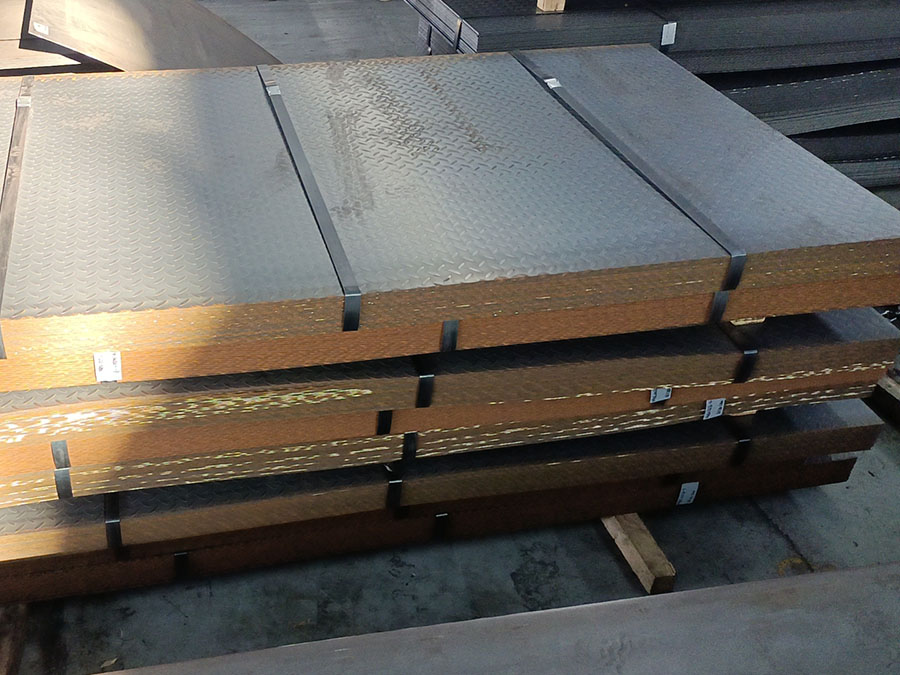 Patterned Steel Plate Delivery Completed