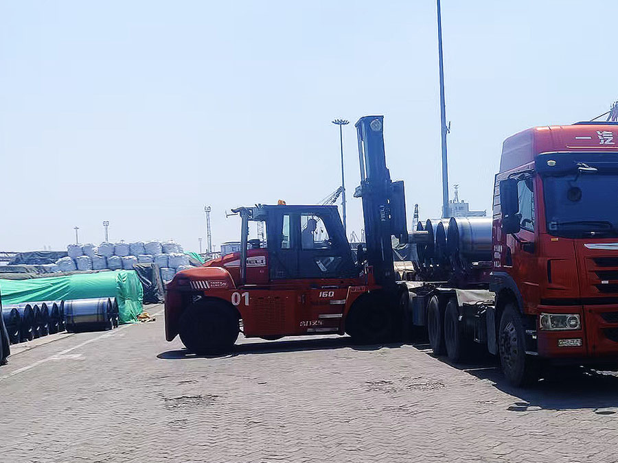 300 Tons of Heat-treated Steel Coils Shipped to Karachi, Pakistan
