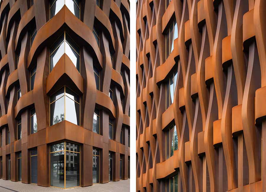 S355J0W curtain wall