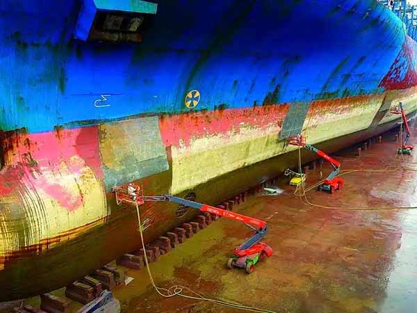 Surface anti-corrosion treatment for CCS Grade D shipbuilding steel plates