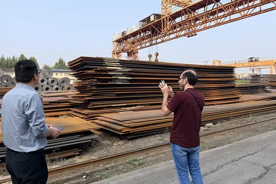 Visit by Egyptian Clients